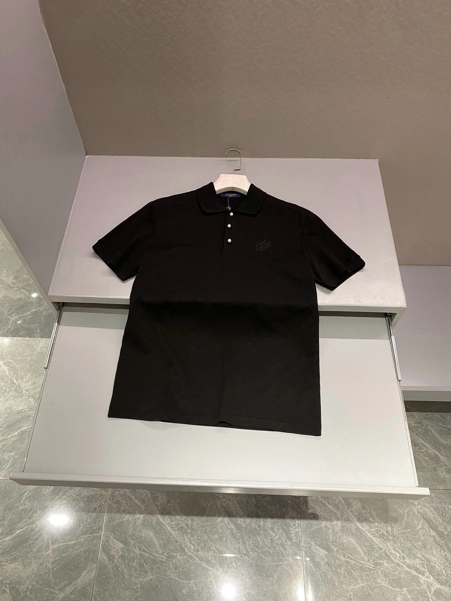 wg.luxury- 8V Damier embroidery Polo 2Colour item:E-F361G1018-2